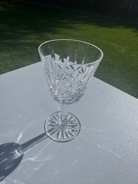 Waterford Crystal Lismore Claret Wine Glass 6” Luxury Cut Crystal EUC